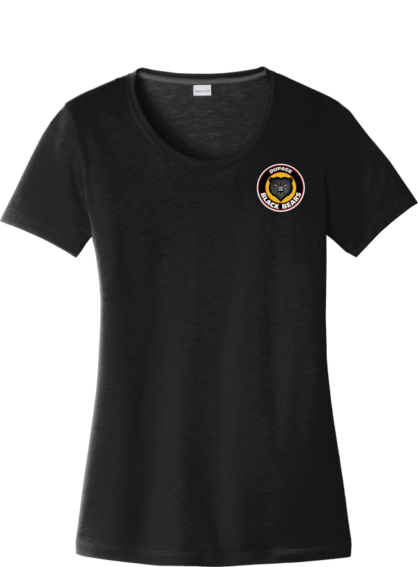 Dupage Black Bears Ladies PosiCharge Competitor Cotton Touch Scoop Neck Tee