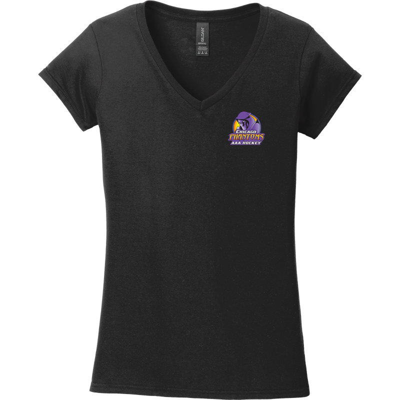 Chicago Phantoms Softstyle Ladies Fit V-Neck T-Shirt