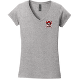 CT Oil Kings MFR Softstyle Ladies Fit V-Neck T-Shirt