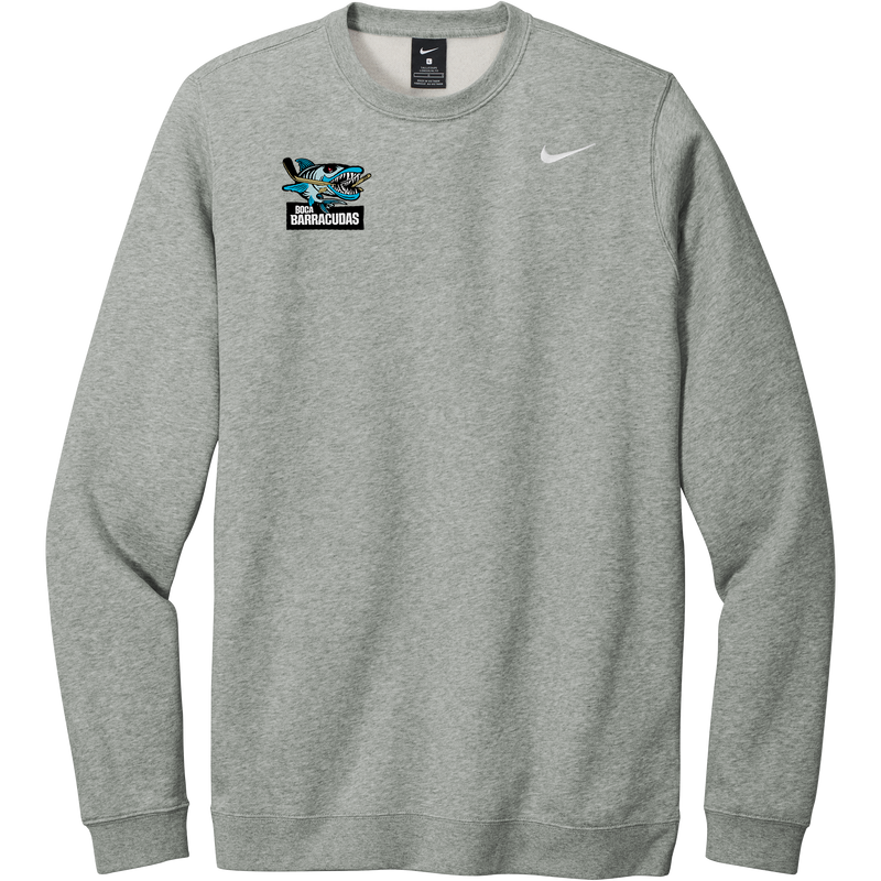 Boca Barracudas Nike Club Fleece Crew