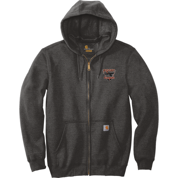 Biggby Bombers Carhartt Midweight Hooded Zip-Front Sweatshirt
