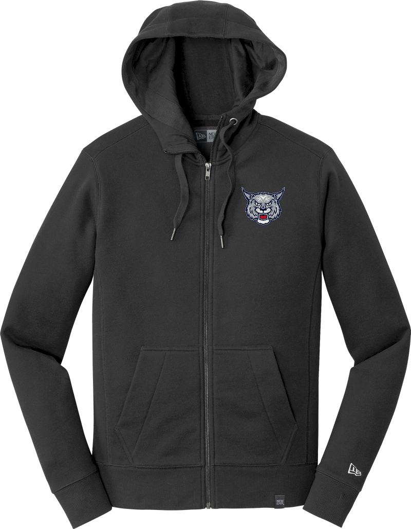 CT Bobcats New Era French Terry Full-Zip Hoodie