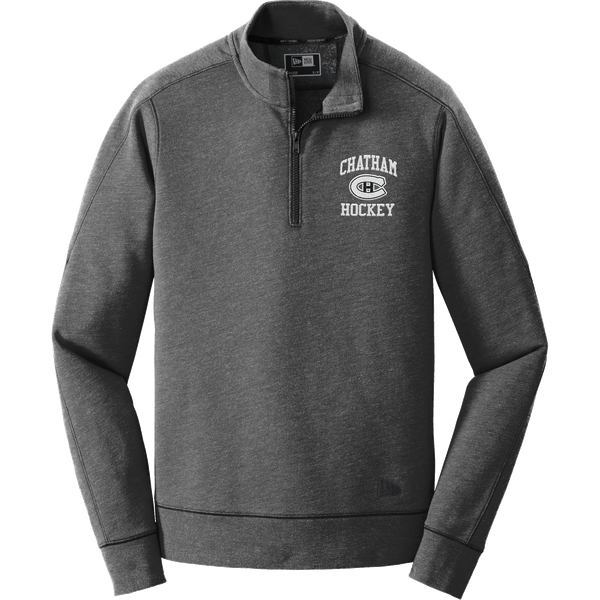 Chatham Hockey New Era Tri-Blend Fleece 1/4-Zip Pullover