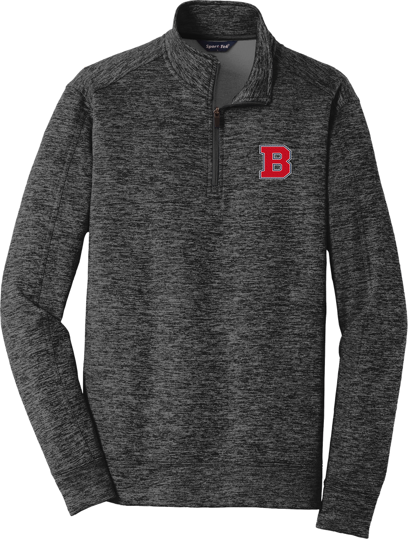 CT Bobcats PosiCharge Electric Heather Fleece 1/4-Zip Pullover