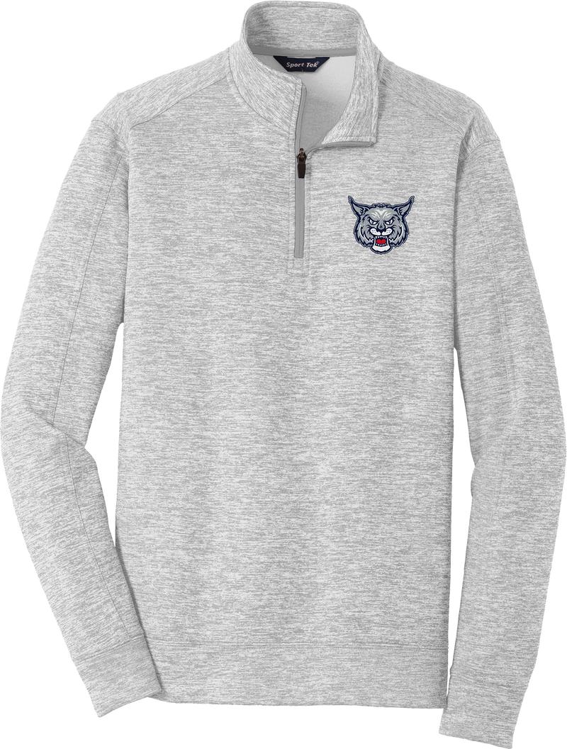 CT Bobcats PosiCharge Electric Heather Fleece 1/4-Zip Pullover