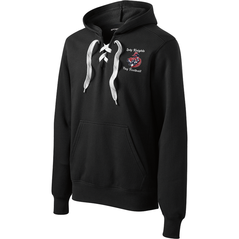 Kennedy Lady Knights Lace Up Pullover Hooded Sweatshirt